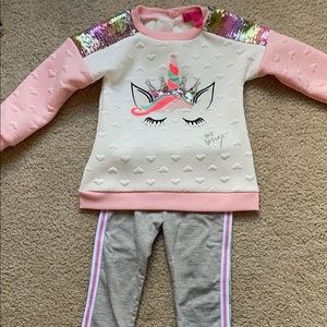 Betsey Johnson toddler unicorn outfit